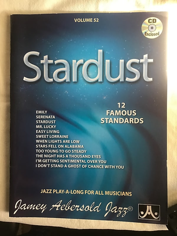 Jamey Aebersold Vol Stardust Play A Long Book Cd Set Reverb