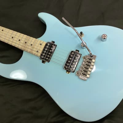 Vintage V6M24LB ReIssued Electric Guitar Laguna Blue Reverb