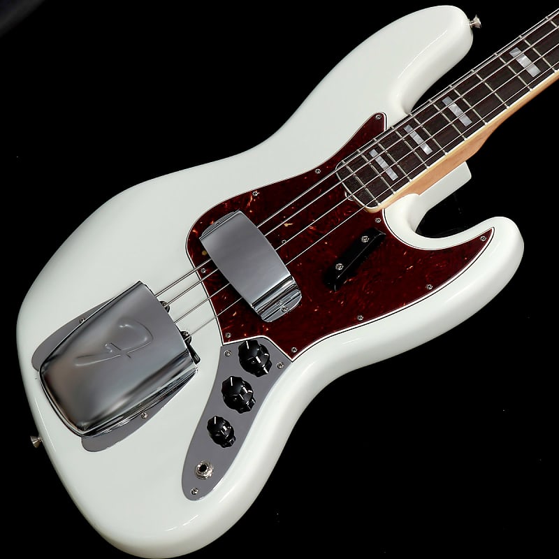 Fender Custom Shop 1966 Jazz Bass N O S Olympic White 2022 Reverb