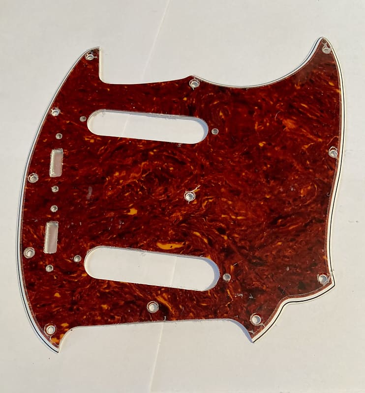 Wide Bevel Celluloid Tortoise Ply Pickguard For Reverb