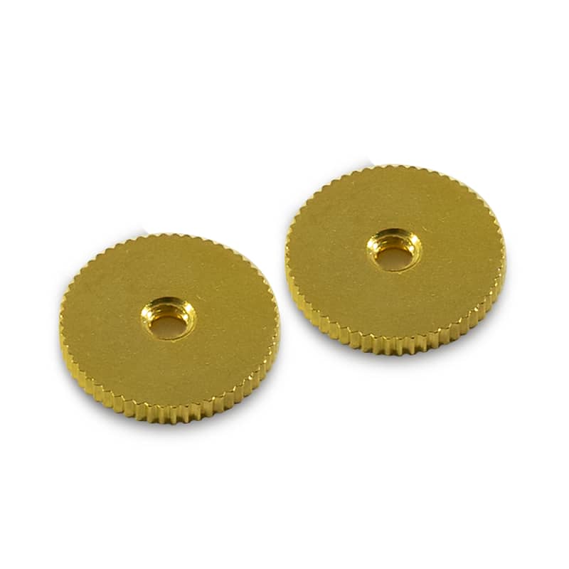 Kluson USA Brass ABR Thumbwheel Set Of 2 Gold Reverb