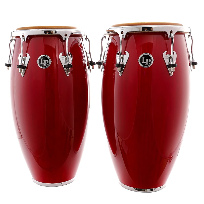 Latin Percussion Matador Conga Tumba Set Blaze Red Reverb