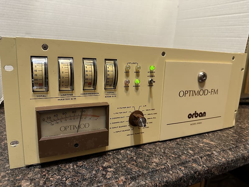 Orban Optimod Fm Broadcast Audio Processor Reverb