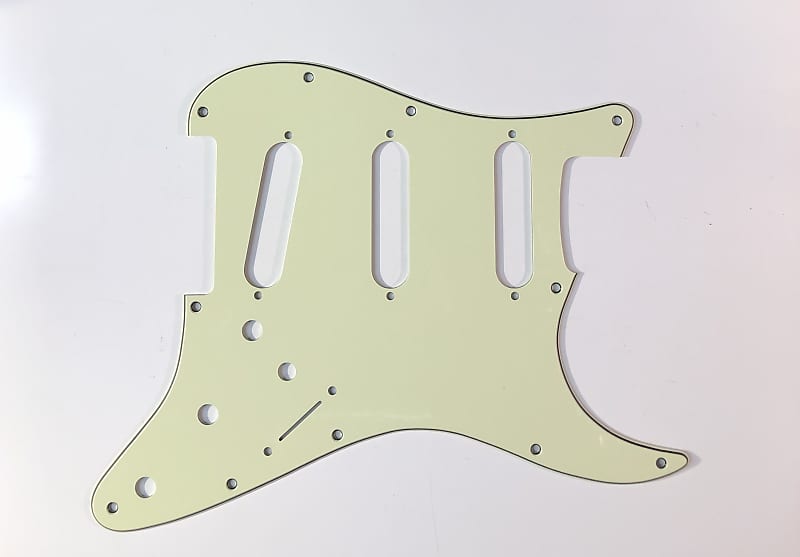 Fender Stratocaster Ply Modified Pickguard Mint Green Reverb