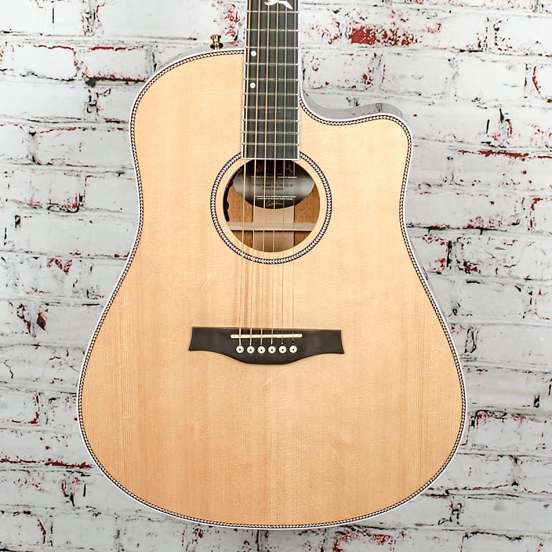 Seagull Artist Mosaic Cw Solid Top Dreadnought Cutaway Reverb