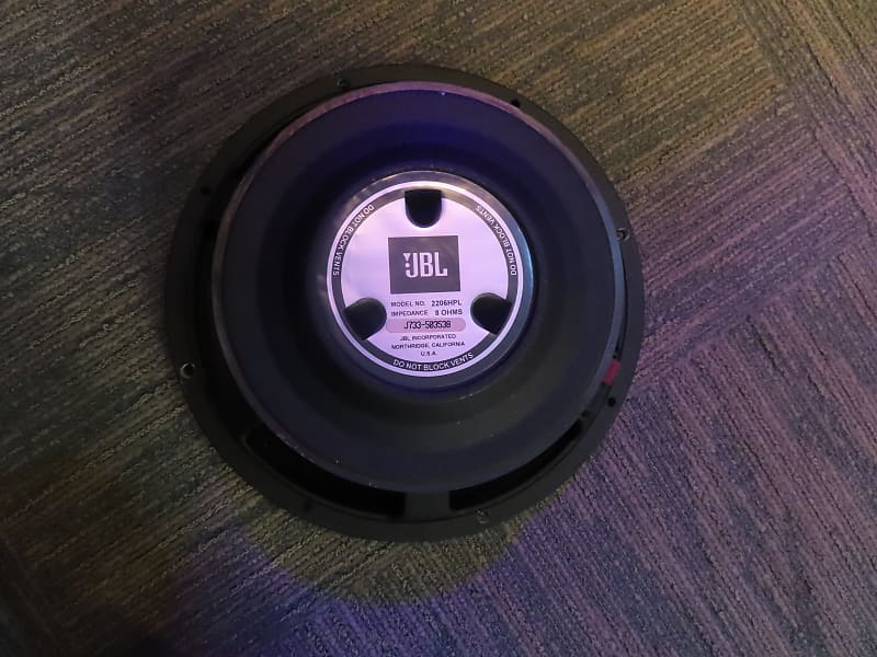 Jbl Hpl Raw Speaker Ohms S Reverb