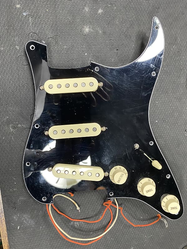 Loaded Fender Pickguard Lindy Fralin Stratocaster Blues Reverb