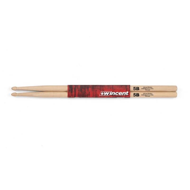 Wincent 5B Precision Hickory Drum Sticks Acorn Tip Reverb