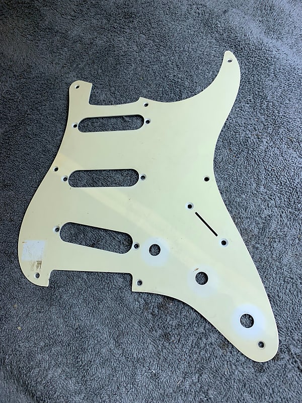 Fender Single Ply Hole Stratocaster Pickguard Reverb