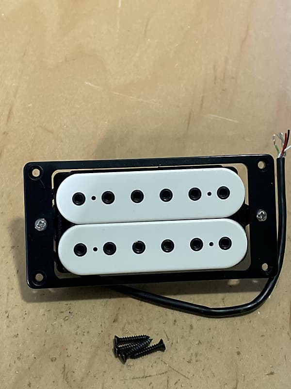 USA DiMarzio DP158 Evolution F Spaced White Neck Humbucker Reverb