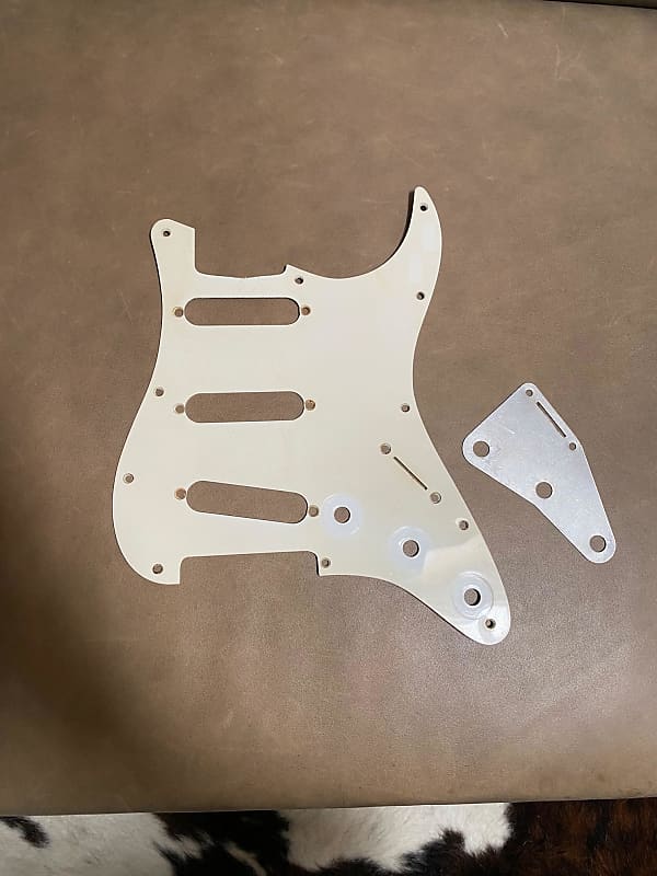 Fender Stratocaster Pickguard Single Ply Holes Reverb