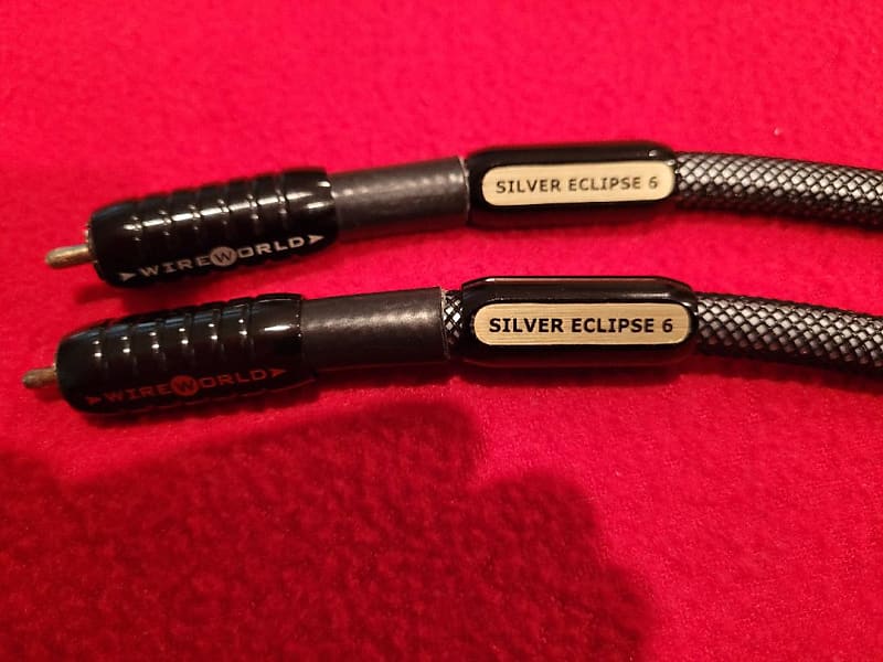 WireWorld Silver Eclipse Interconnect Pair Of 6 Foot Cables Reverb