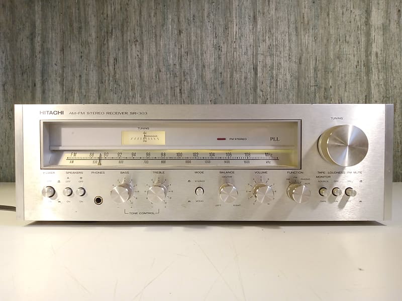 Hitachi SR 303 Stereo Receiver 1977 Reverb