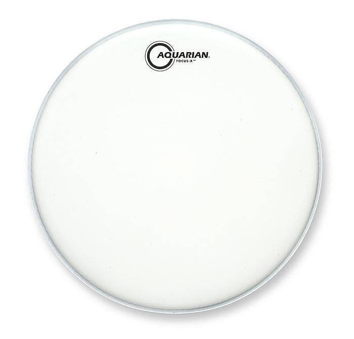 Aquarian Tcfx Texture Coated Focus X Wht Drumhead Reverb