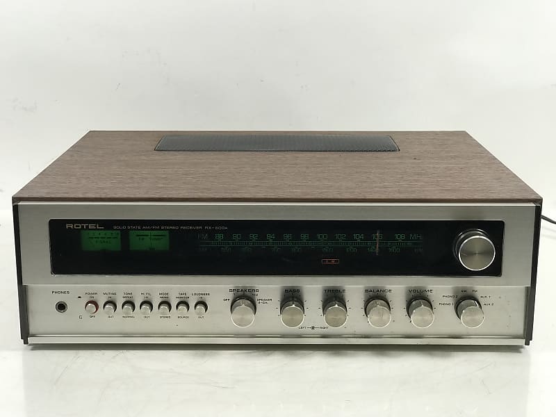 Rotel Rx A Am Fm Stereo Receiver Reverb