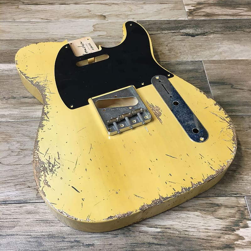 Franchin Mars Guitar Body Butterscotch Blonde Nitro Relic Reverb