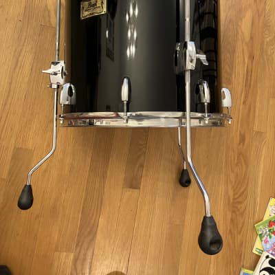 Pearl Masters Custom Mmx Floor Tom S Piano Black Reverb