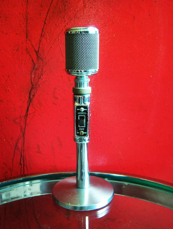 Vintage RARE 1950 S Astatic K 2 Crystal Microphone W SC11 Reverb UK