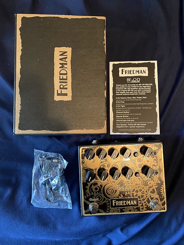 Friedman BE OD Deluxe Limited Edition Overdrive Distortion Reverb