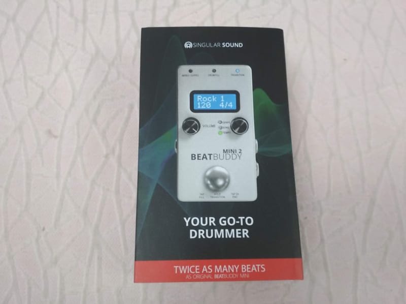 Singular Sound BeatBuddy Mini 2 Drum Machine Pedal Reverb