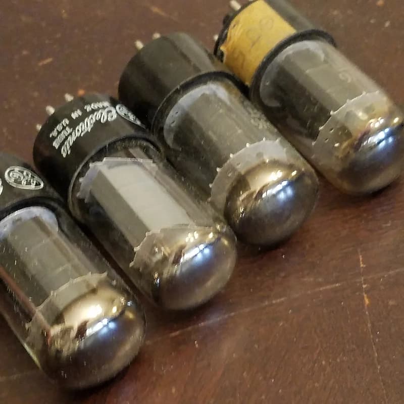 G E ONE 1 6V6GT Beam Power TNOS AT1000 TESTED Vacuum Tubes Reverb