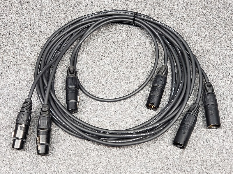 3 Mogami AES EBU Digital Audio Cables Excellent Condition Reverb