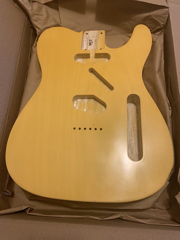 MJT Telecaster Body 2020 Nitrocellulose Butterscotch Blonde Reverb