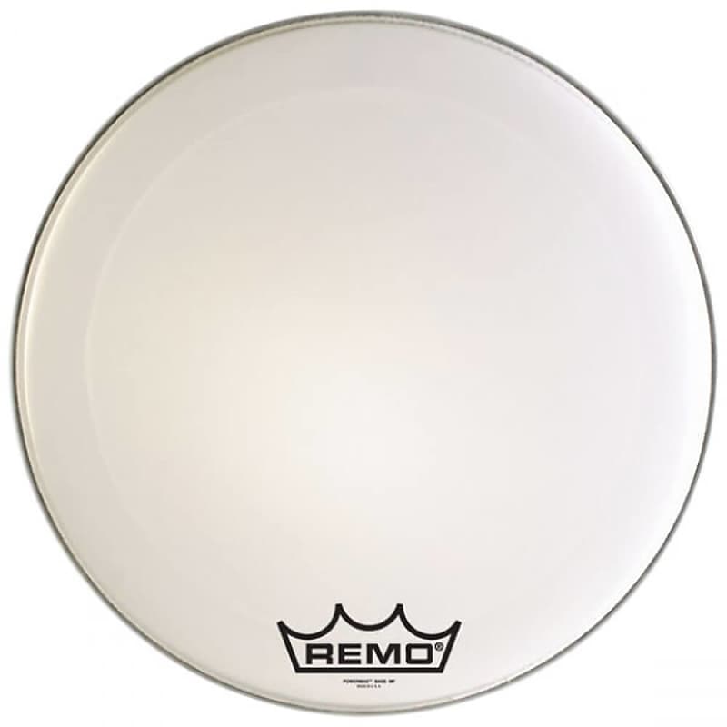 Remo Pm Mp Powermax Ultra White Crimplock Bass Drum Reverb