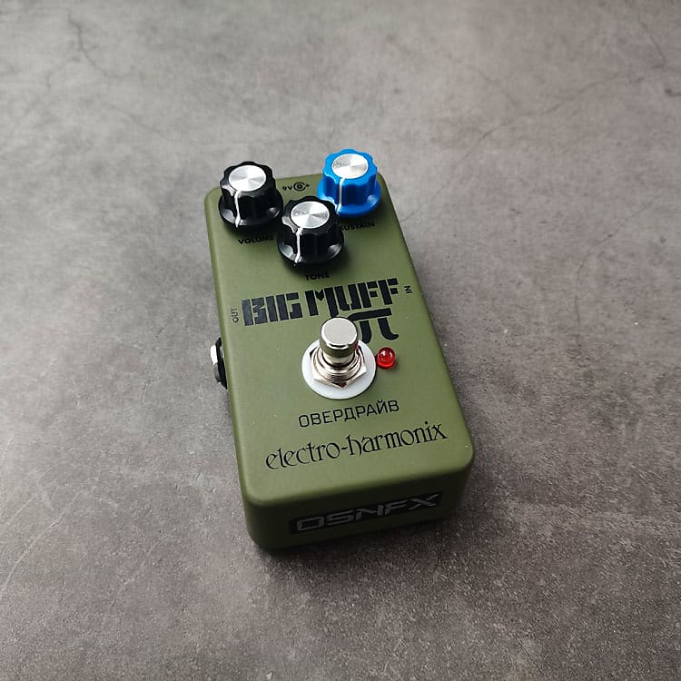 Electro Harmonix Green Russian Big Muff Pi Osnfx Civil War Reverb