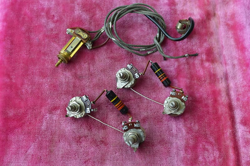 Vintage 1956 1957 Gibson Les Paul PAF Wiring Harness Reverb