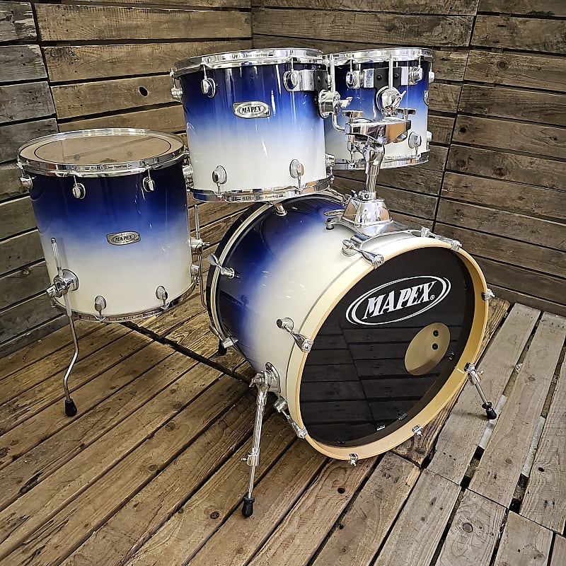 Drum Kit Acoustic Mapex PRO M Ice Blue Fade USED RKPKM090923 Reverb