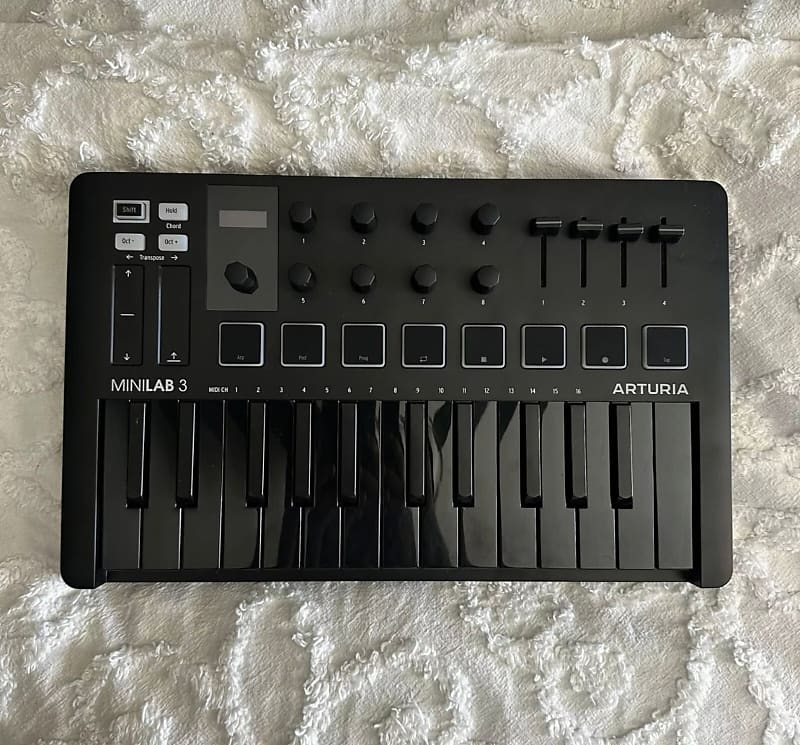 Arturia Minilab Mkiii Key Midi Controller Present Reverb