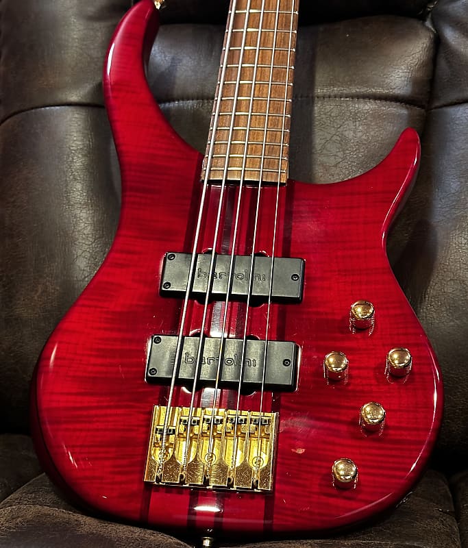 Peavey Cirrus 5 USA Deep Ruby Red Bartolini Electronics Reverb