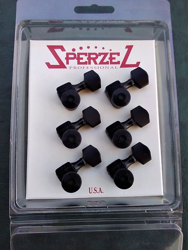 SPERZEL Guitar Tuners 6L Trim BK Reverb