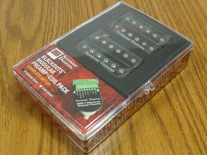 New Seymour Duncan Ahb S Bmp Preamp Blackout Humbucker Reverb