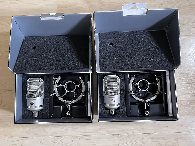 2x Neumann TLM 107 Studio Set Großmembran Mikrofon Reverb