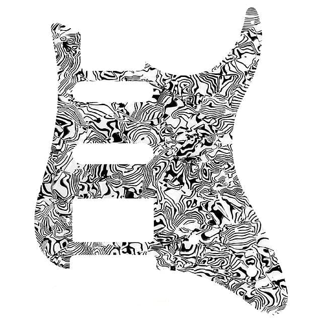 Yamaha Pacifica Pickguard White Pearl Shell Reverb