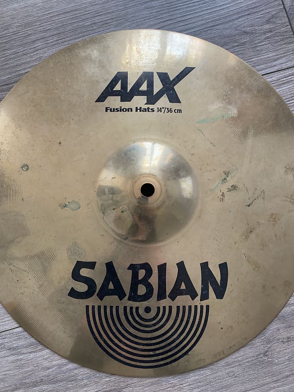 Sabian 14 AAX Fusion Hi Hat Cymbals Pair 2002 2010 Reverb