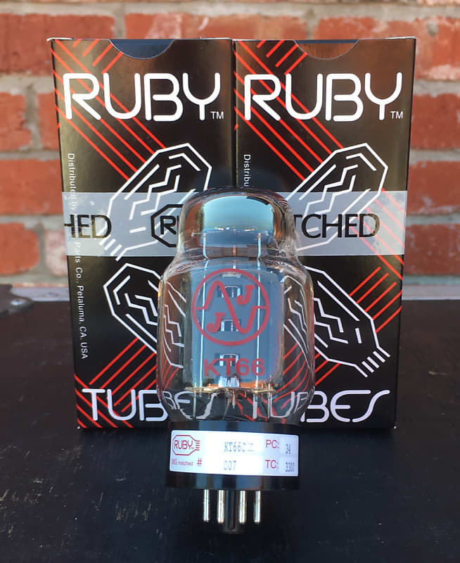 Ruby Kt Cz Power Tube Matched Pair Jj Reverb