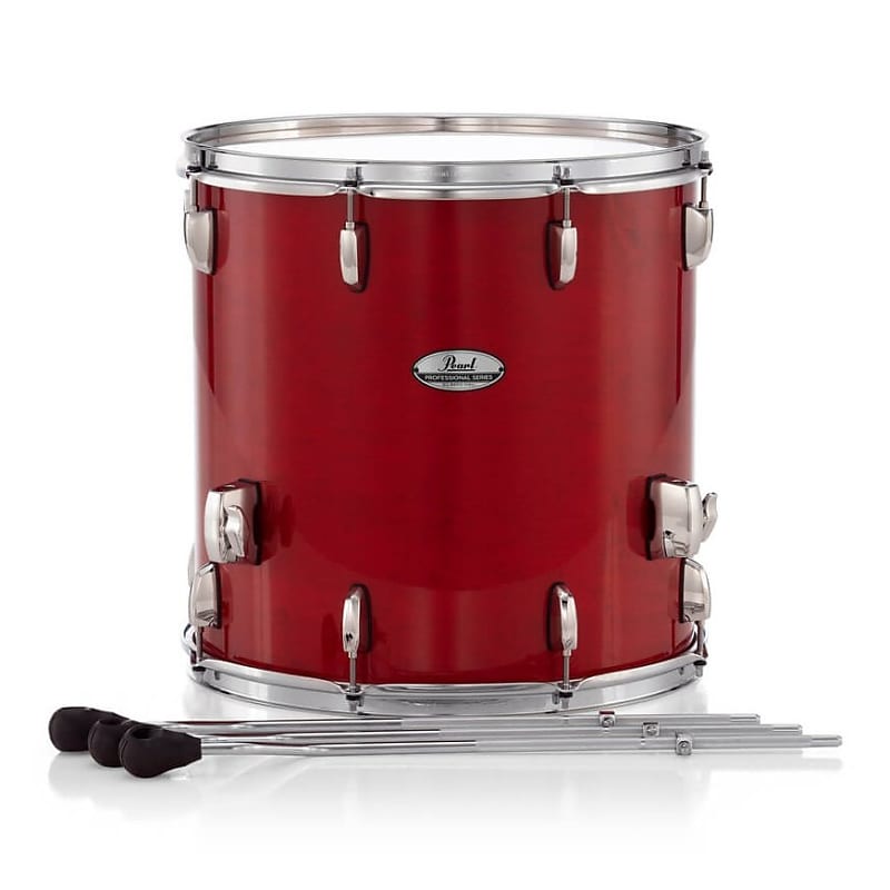 Pearl Professional Maple Floor Tom X Sequoia Red Reverb