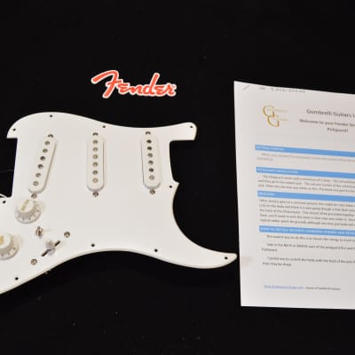 Fender Loaded Squier Stratocaster Pickguard With Dual Reverb