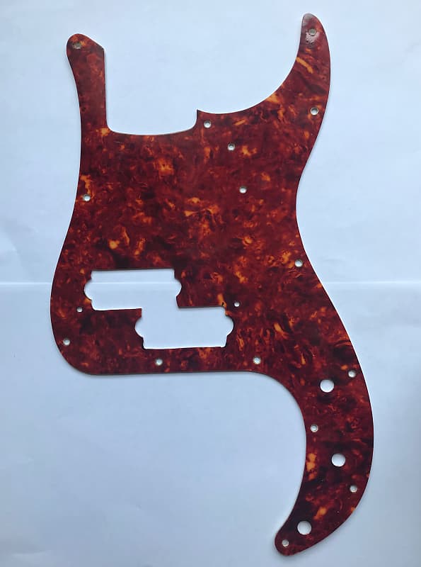 Fender Precision Bass Pickguard Tortoise Shell Reverb Uk