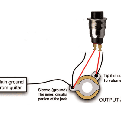 Guitar Momentary Kill Switch Push Button Complete Kit Mm Reverb