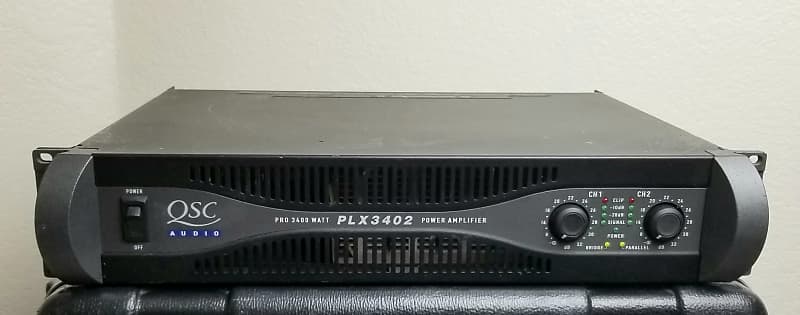 QSC PLX3402 PLX 3402 3400 Watt Power Amplifier Reverb