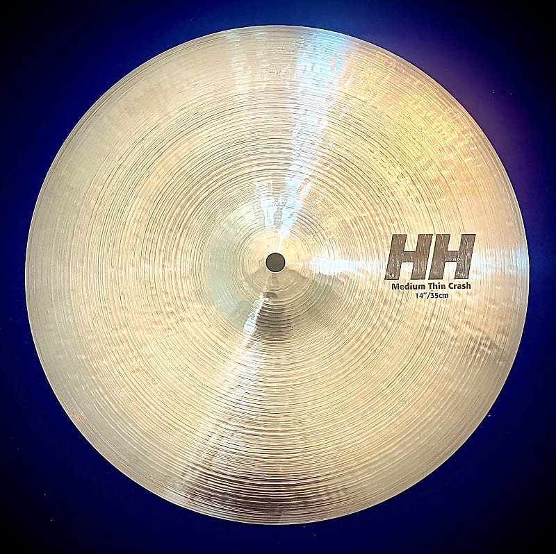 Sabian Hh Medium Thin Crash Cymbal Reverb