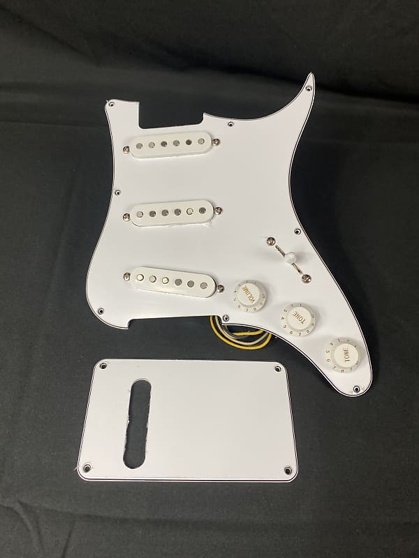 Silver Sky Se Loaded Pickguard Ply White Reverb