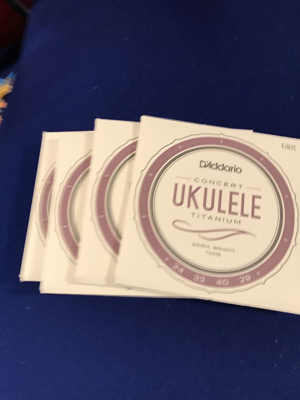 D Addario Ej C Titanium Concert Ukulele Strings Complete Reverb