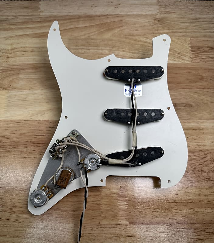 Brandonwound Aged S57 Loaded Pickguard 2024 Parchment Reverb