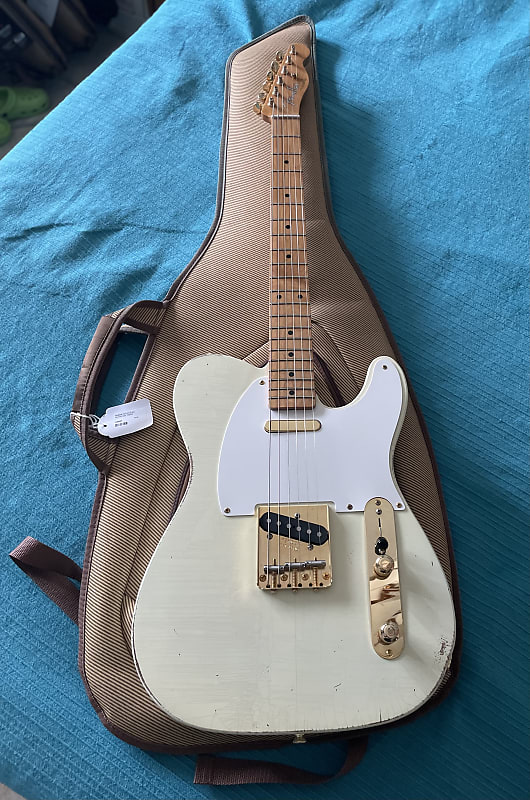 Partscaster 57 Telecaster 2021 Aged White Blonde Reverb