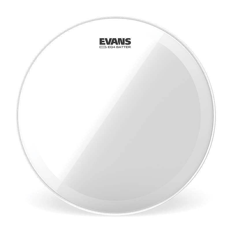 Evans EQ4 Frosted Bass Drum Head 22in BD22GB4C Reverb